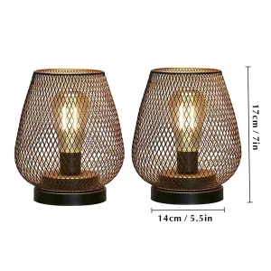 Cage LED Lamp, Battery Powered