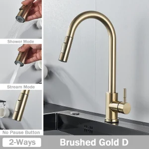 Kitchen Faucet Flexible Pull Out Sprayer Head